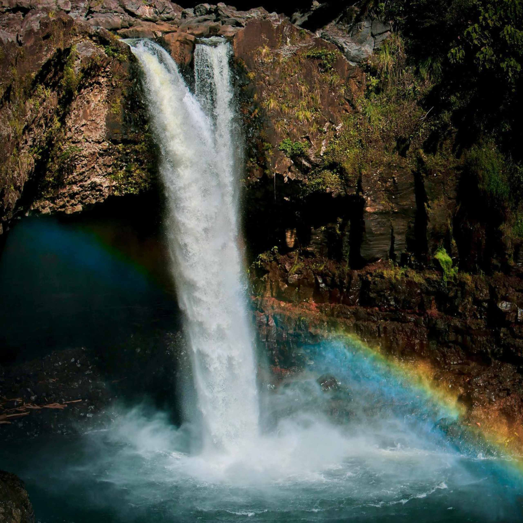 Kailanitourshawaii Big Island Full Experience Tour Waterfall Rainbow
