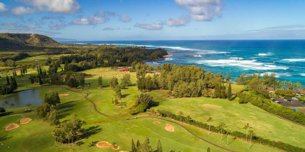 North Shore Oahu Turtle Bay Golf Course Aerial Shutterstock 