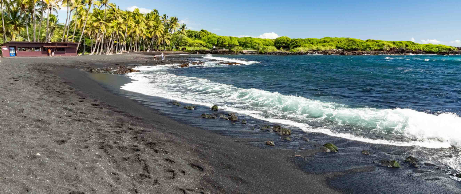 Punaluu Black Sand Beach Big Island EX scaled