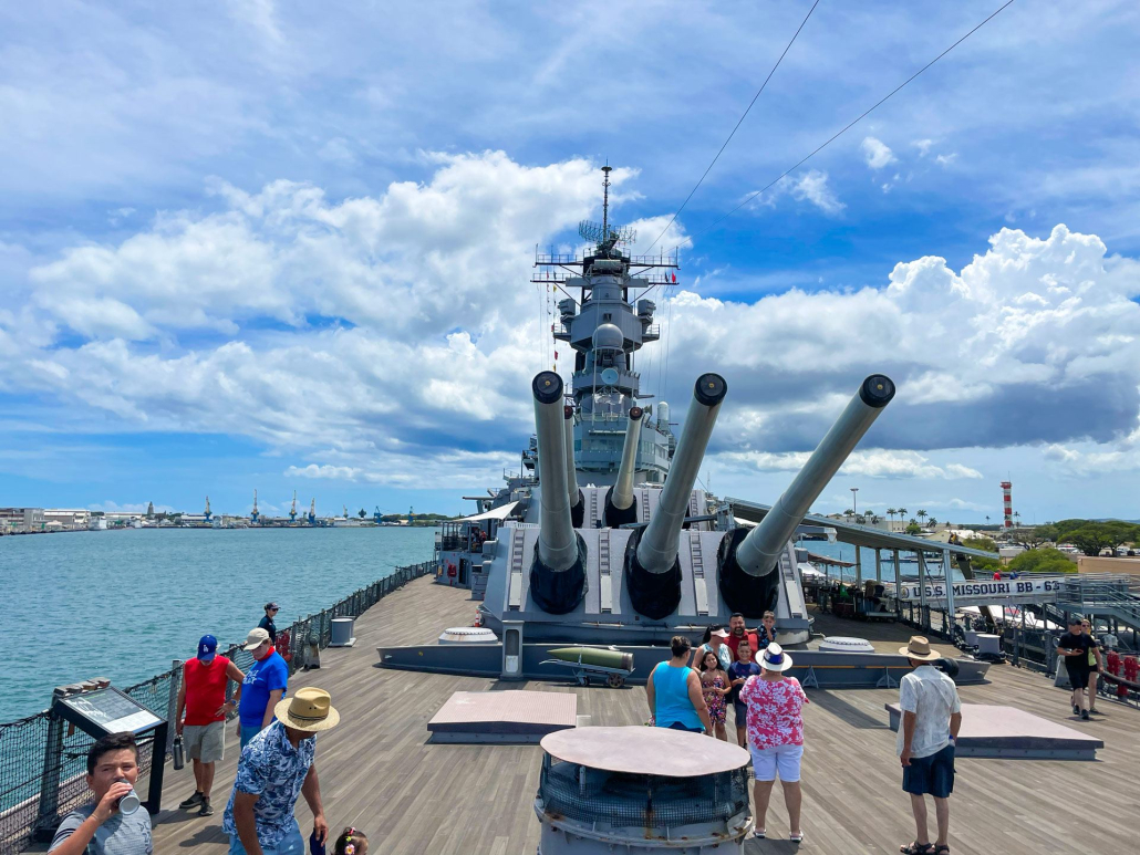 Battleship Missouri Memorial Honolulu Oahu Hawaii