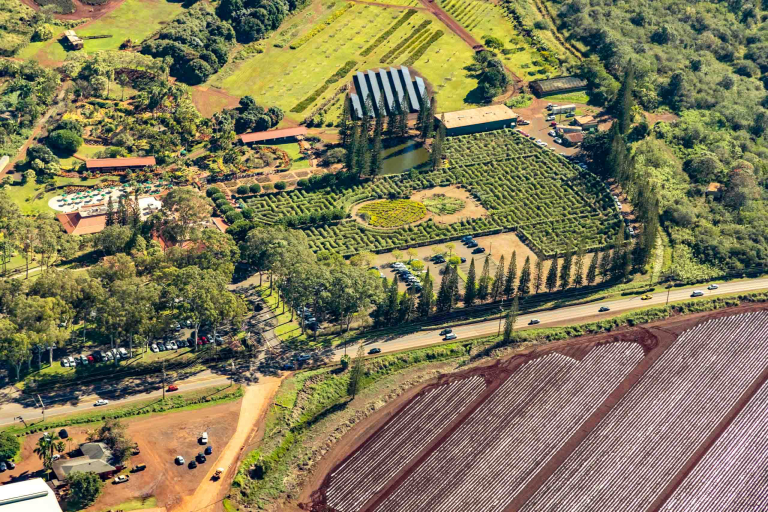 Dole Plantation Aerial Oahu