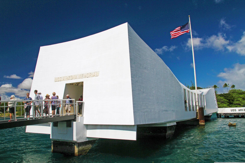 Uss Arizona Memorial Pearl Harbor Oahu Hawaii