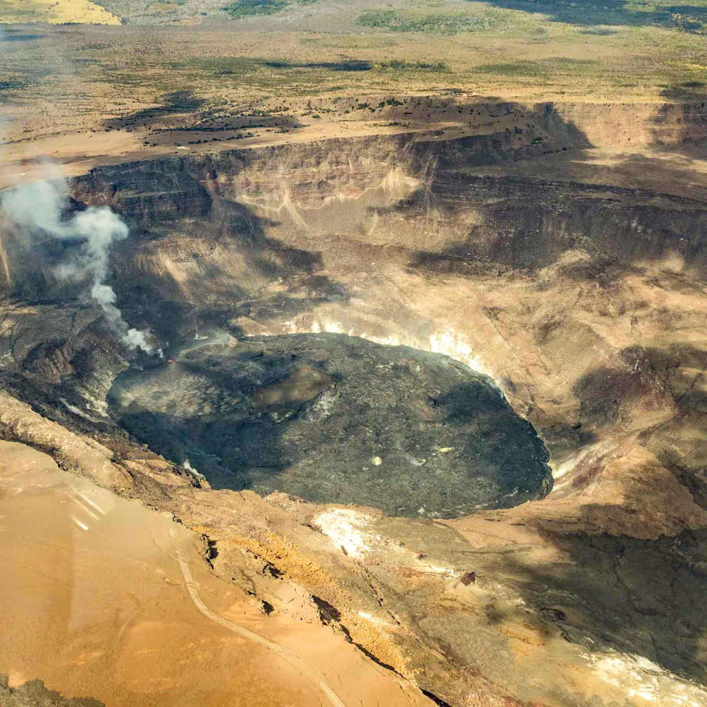 Volcanoes National Park Safari Landscape Helicopter Look