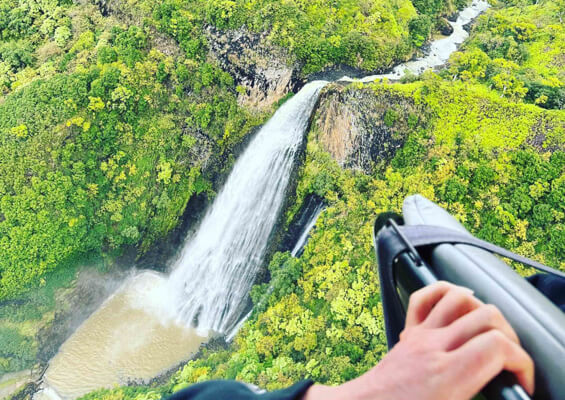 Airkauaihelicopters Amazing Kauai Helicopter Tour Stream Fall Slider 