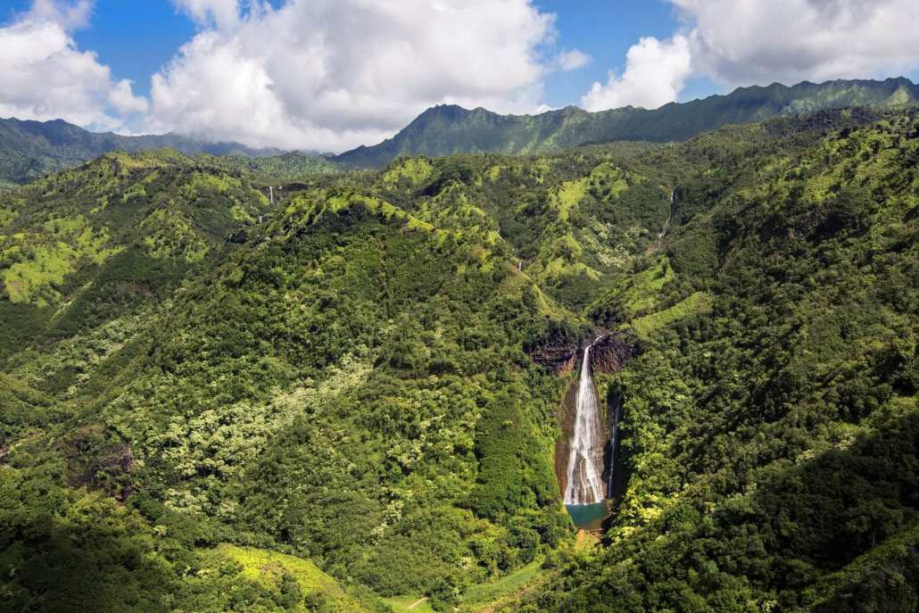 Jurassic Park Falls Air Kauai Helicopter