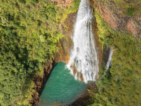 Manawalopuna Falls Air Kauai Helicopter