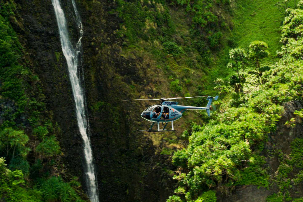 Paradisecopters Big Island Circle Experience Tour Valleys Of Kohala Waterfall