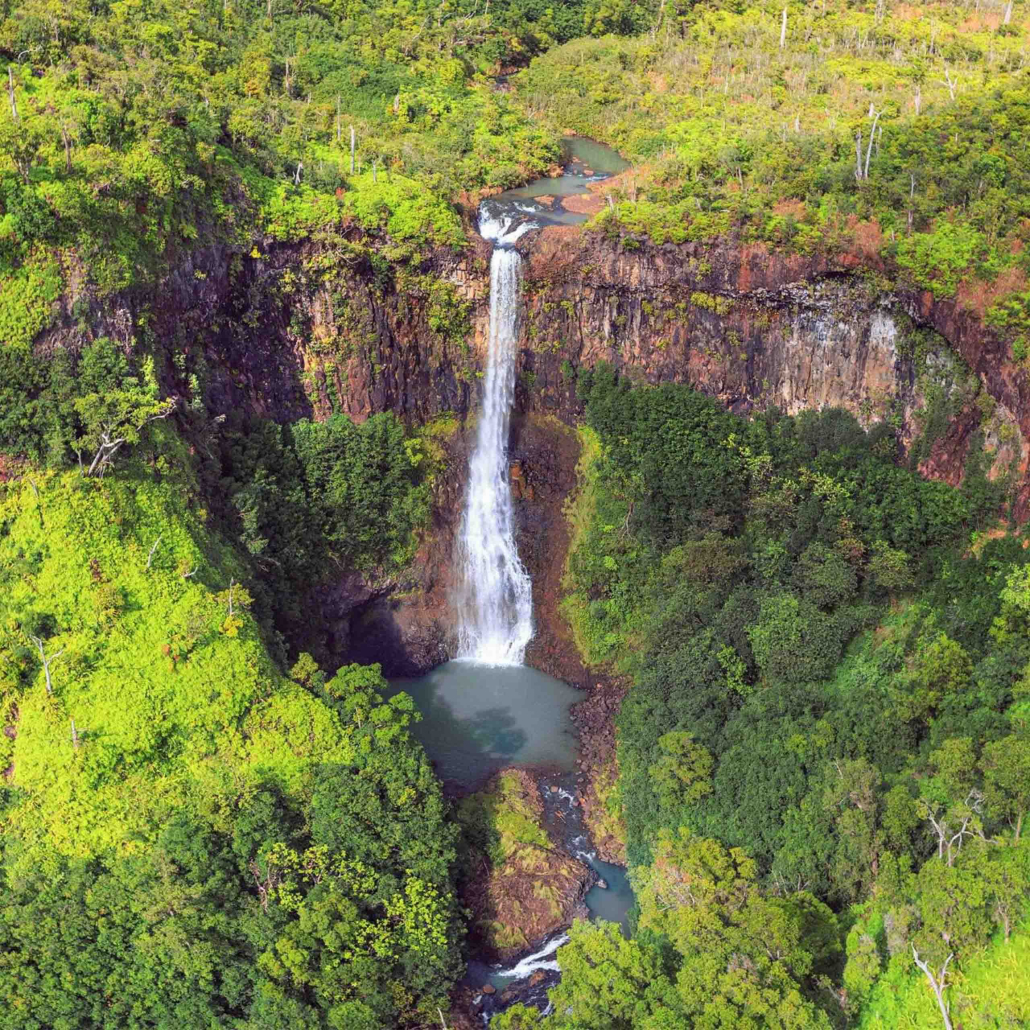Soar Over Manawalopuna Falls Air Kauai Helicopter
