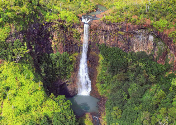 Soar Over Manawalopuna Falls Air Kauai Helicopter Slider