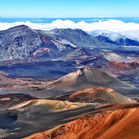 A Group Of Grand Volcanoes In Haleakala National Park Shutterstock