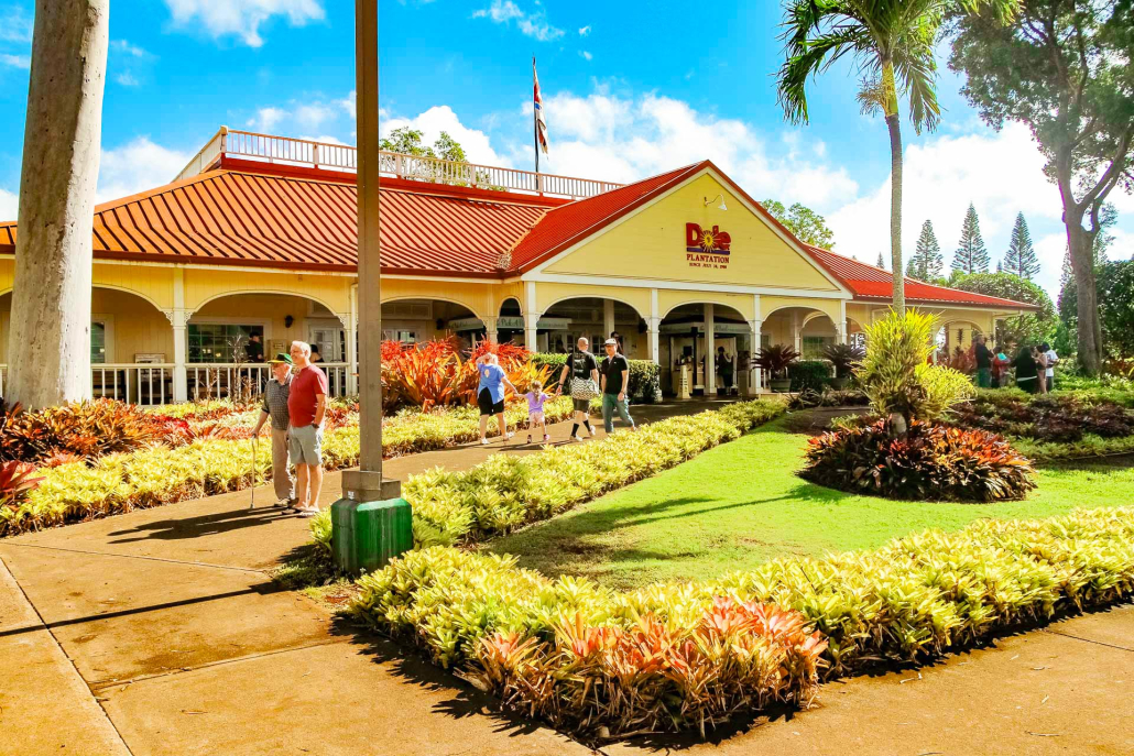 Beautiful Sunshine At Dole Plantation Entrance And Visitors Oahu
