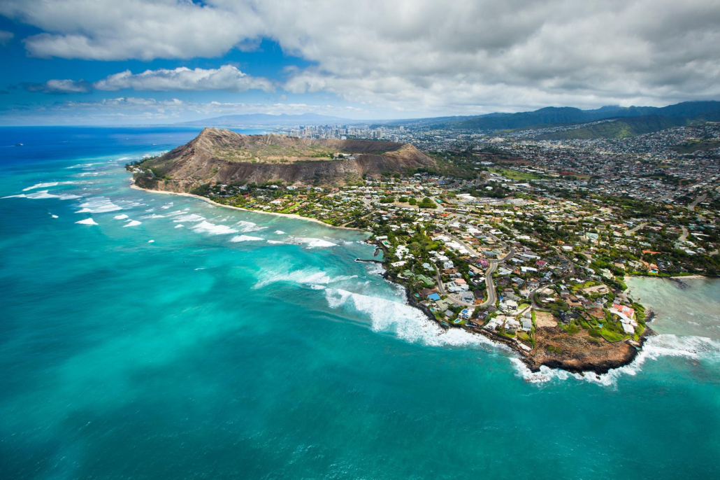 Oahu Complete Helicopter Tour Diamond Head Slideshow