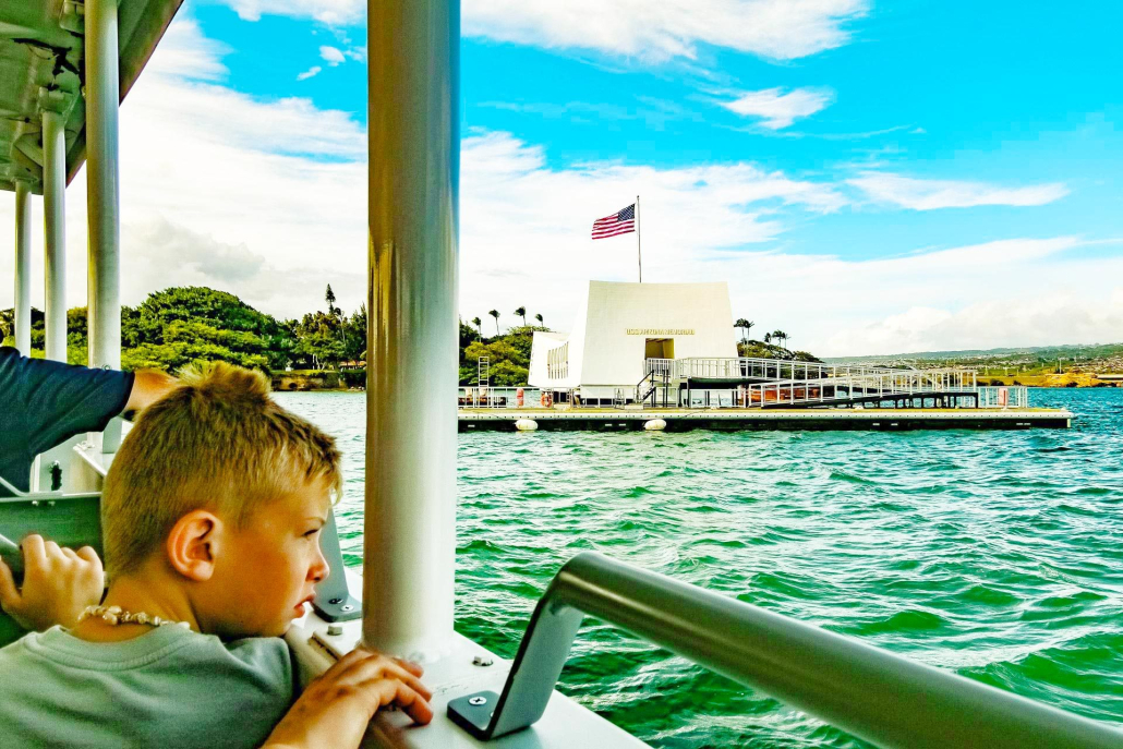 Pearl Harbor Boat Ride Arizona Memorial Visitors Oahu
