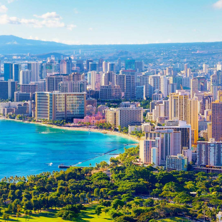 Spectacular View Of Honolulu City Oahu Hawaii Shutterstock