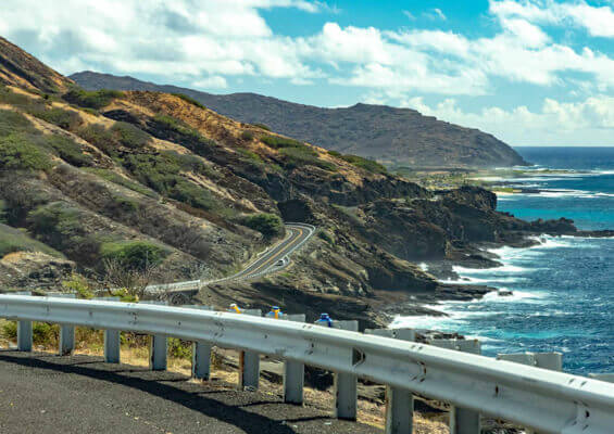 South Oahu Coastline And Road  Mini 