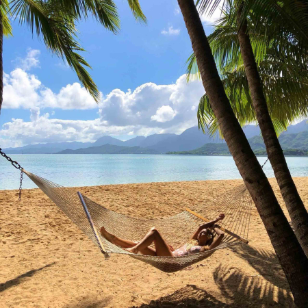 Kualoa Secret Beach Circle Island Adventure Chilling